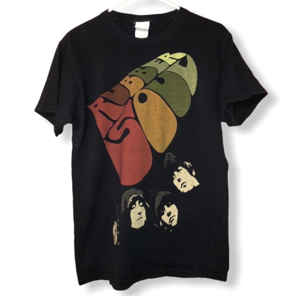 The Beatles Black Rubber Soul Tee
